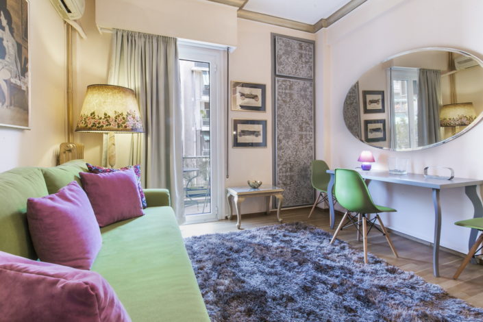Central Athens BestStay Apartment living room